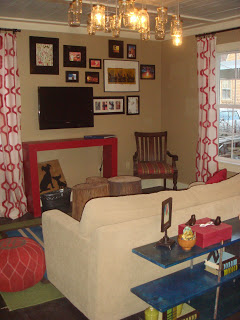 Living Room Before and After
