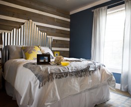 Glamorous Metal Headboard- $200