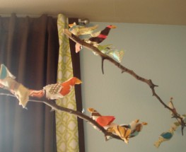 Fabric Bird Mobile- $65