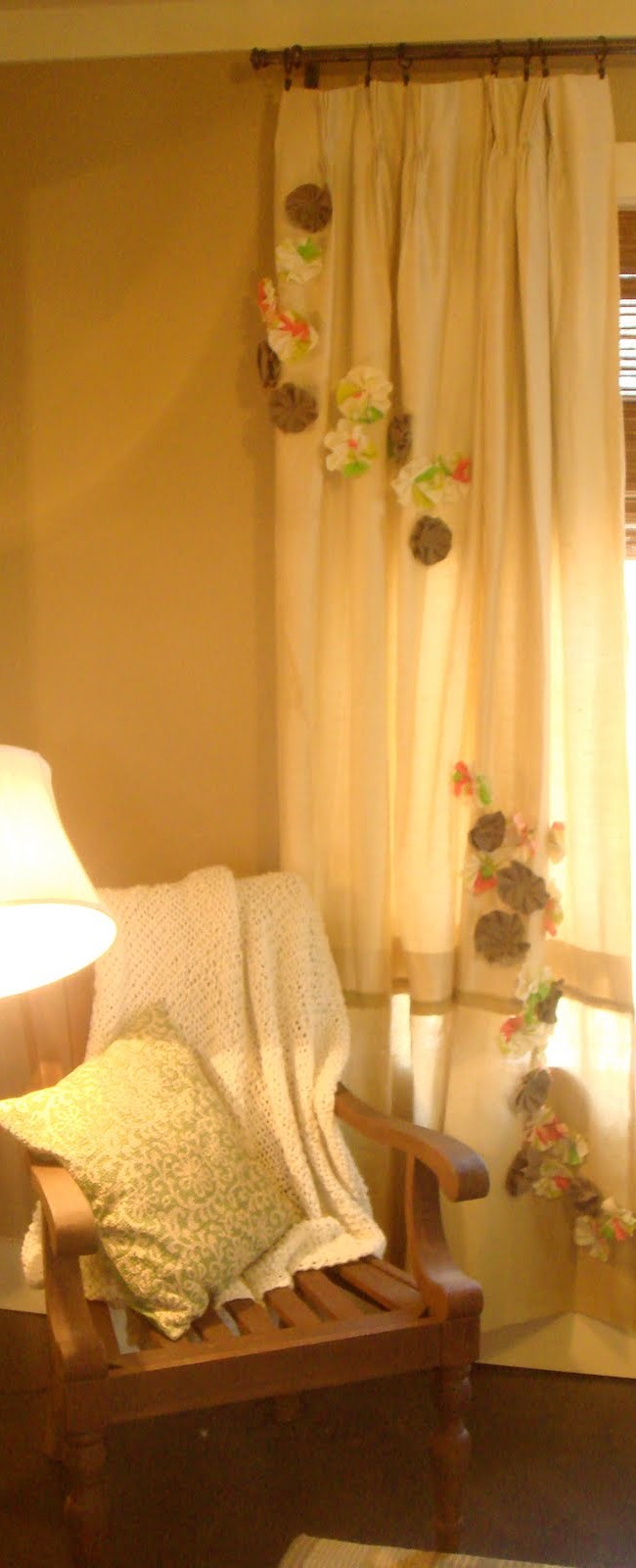 Flower Filled Curtain- $60/panel