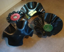 D-I-Y RECORD BOWL. . . OR LIGHT