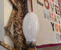 DIY Light Bulb Art from Anthropologie