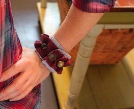 DIY Shirt Cuff Bracelet