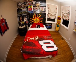 Room Fit for a Nascar Fan- Clean Slate Before and After