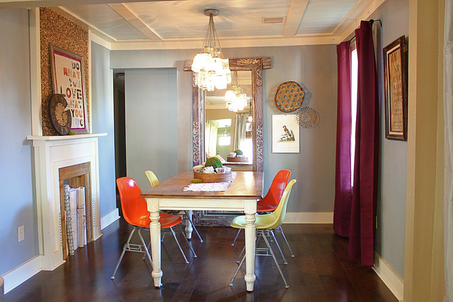 COLORFUL DINING ROOM REDO