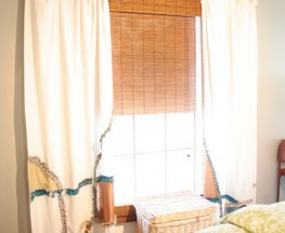 DIY RUFFLE CURTAINS