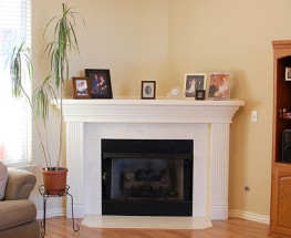 Design Dilemma Solved- Old School Style Mantel Decor