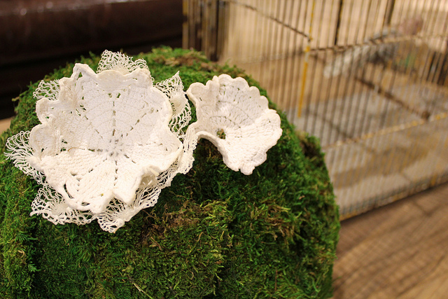 DIY Doily Bowls/Flowers