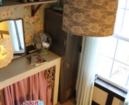 DIY Lacy Lamp Shade