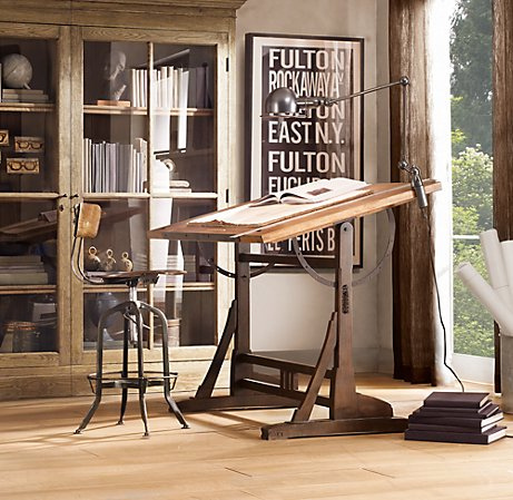 Mini Makeover- Our Drafting Table Gets a New Top