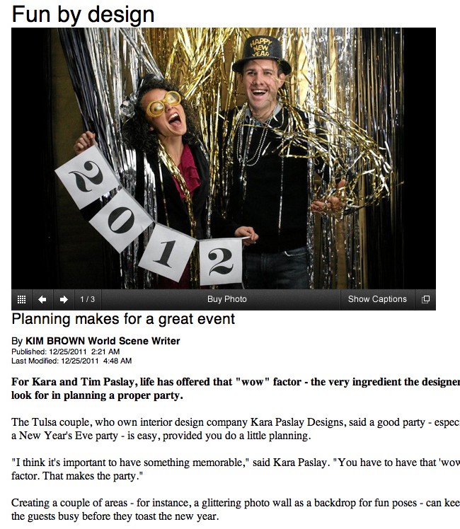 Tulsa World Feature