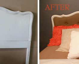 Mini Makeover- Elegant Upholstered Headboard