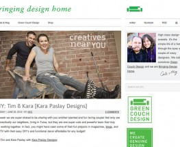 Guest Post Over At Bringing Design Home