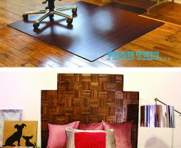 Parquet Flooring Turned Headboard