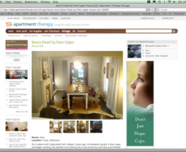 APARTMENT THERAPY FEATURE!