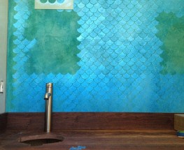 Metallic Stenciling